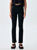 Betiana Split Yüksek Bel Jean Trousers