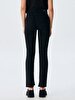 Betiana Split Yüksek Bel Jean Trousers