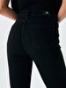 Betiana Split Yüksek Bel Jean Trousers