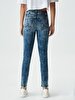 Molly Super High Tapered Leg Yüksek Bel Jean Trousers