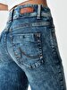 Molly Super High Tapered Leg Yüksek Bel Jean Trousers