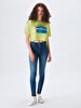 Amy X Mid Waist Jean Trousers