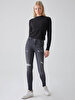 Amy X Mid Waist Jean Trousers