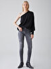 Amy X Mid Waist Jean Trousers