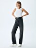 Vionne B Wide Leg Yüksek Bel Jean Trousers