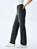 Vionne B Wide Leg Yüksek Bel Jean Trousers