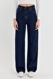 Vionne B Wide Leg Yüksek Bel Jean Trousers