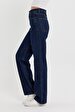 Vionne B Wide Leg Yüksek Bel Jean Trousers