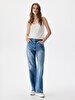 Danica Geni̇ş Paça Yüksek Bel Jean Trousers