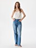 Danica Geni̇ş Paça Yüksek Bel Jean Trousers