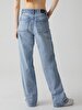 Danica Geni̇ş Paça Yüksek Bel Jean Trousers