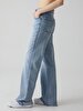 Danica Geni̇ş Paça Yüksek Bel Jean Trousers