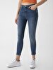 Marcella X Tapered Leg Yüksek Bel Jean Trousers