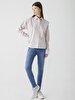 Marcella X Dar Paça Yüksek Bel Jean Trousers