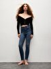 Marcella X Dar Paça Yüksek Bel Jean Trousers