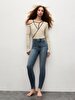 Marcella X Dar Paça Yüksek Bel Jean Trousers