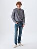 Hollywood Y Düz Paça Orta Bel Jean Trousers