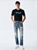 Hollywood Y Düz Paça Orta Bel Jean Trousers