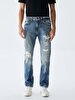 Hollywood Y Düz Paça Orta Bel Jean Trousers