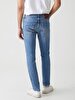 Hollywood Y Straight Leg Mid Waist Jean Trousers