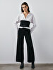 Danelle Geni̇ş Paça Yüksek Bel Jean Trousers