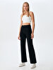 Danelle Geni̇ş Paça Yüksek Bel Jean Trousers