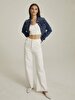Danelle Geni̇ş Paça Yüksek Bel Jean Trousers