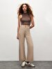 Danelle Geni̇ş Paça Yüksek Bel Jean Trousers
