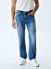 Vernon Zip Comfortable Cut Orta Bel Jean Trousers
