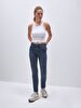 Ronna X Dar Paça Yüksek Bel Jean Trousers