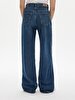 Lottie Geni̇ş Paça Yüksek Bel Jean Trousers