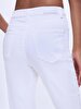 Betiana X Düz Paça Yüksek Bel Jean Trousers