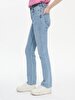Betiana X Düz Paça Yüksek Bel Jean Trousers