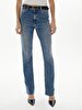 Betiana X Düz Paça Yüksek Bel Jean Trousers