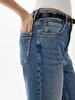 Betiana X Düz Paça Yüksek Bel Jean Trousers