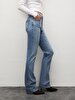 Betiana X Düz Paça Yüksek Bel Jean Trousers