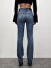 Betiana X Düz Paça Yüksek Bel Jean Trousers