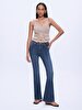 Noelia Flare Yüksek Bel Jean Trousers