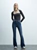 Noelia Yüksek Bel Jean Trousers