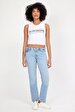 Darena Dar Paça Düşük Bel Jean Trousers