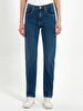 Lerana Düz Paça Yüksek Bel Jean Trousers