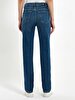 Lerana Düz Paça Yüksek Bel Jean Trousers