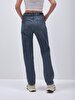 Lerana Düz Paça Yüksek Bel Jean Trousers