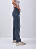 Lerana Düz Paça Yüksek Bel Jean Trousers