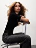 Lerana Düz Paça Yüksek Bel Jean Trousers