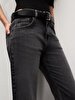 Lerana Düz Paça Yüksek Bel Jean Trousers