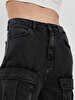 Marien Cargo Yüksek Bel Jean Trousers