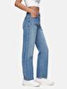 Vanetta Düz Paça Yüksek Bel Jean Trousers