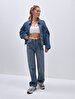 Vanetta Düz Paça Yüksek Bel Jean Trousers
