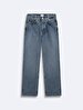 Vanetta Straight Leg Yüksek Bel Jean Trousers